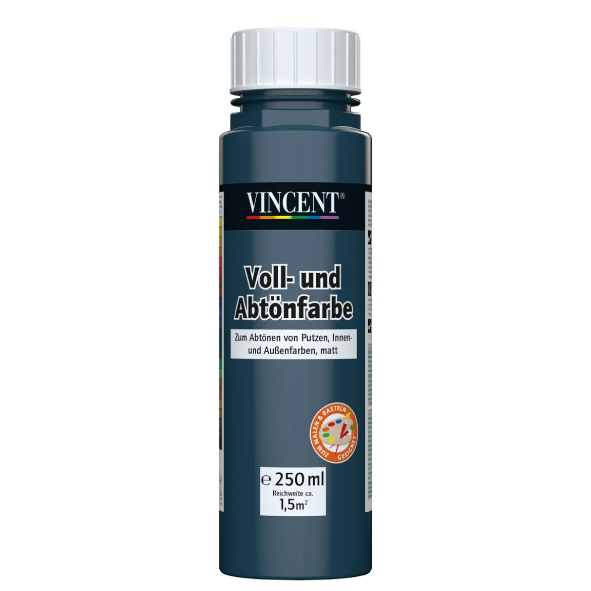Vincent Voll- und Abtönfarbe taubenblau 0,25 L