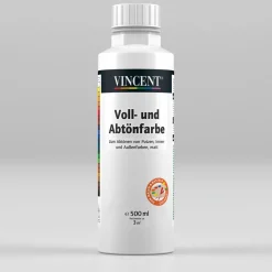 Vincent Voll- und Abtönfarbe weiß 0,5 L