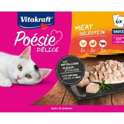 VitakraftPoesie DeliSauce Multipack Fleisch 6 x 85g