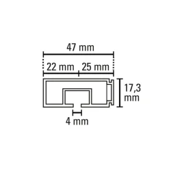 Vorhangschiene GE 1 180cm weiß