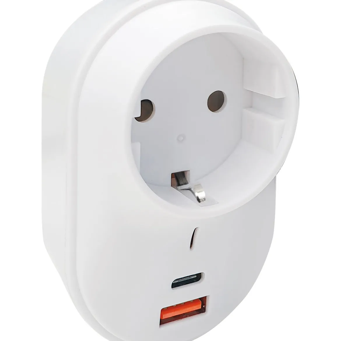 230V Steckdosenadapter USB Typ A+C