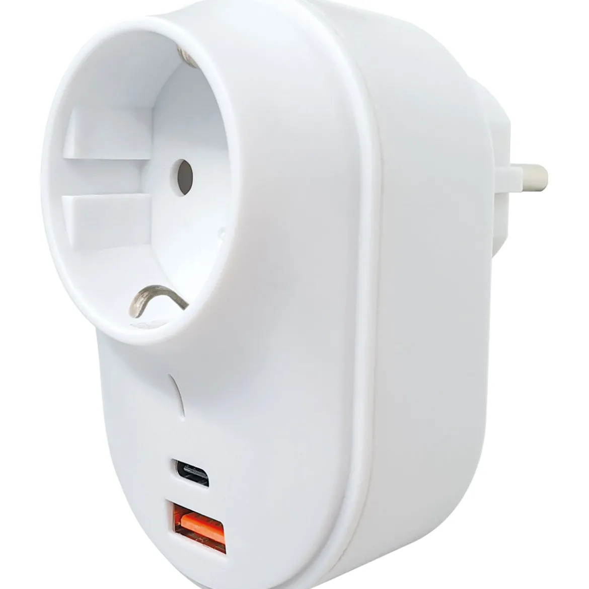 230V Steckdosenadapter USB Typ A+C