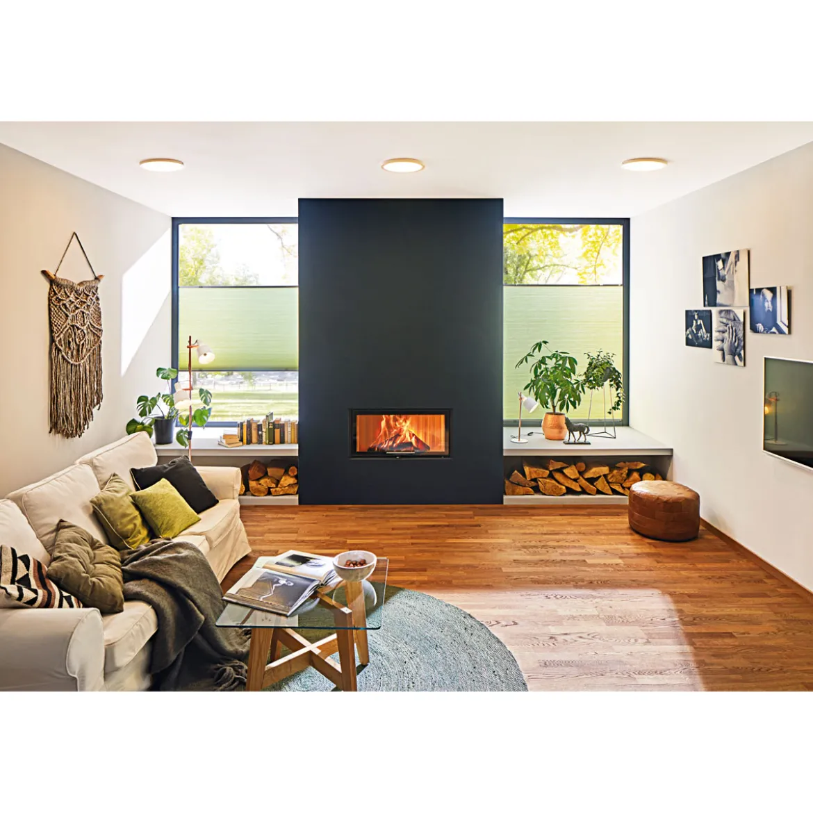 WallCeiling Atria LED-Panel 220 mm15W 4000K Chrom matt 230V Kunststoff