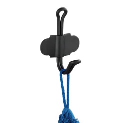 Wandhaken Nostalgie, schwarz matt