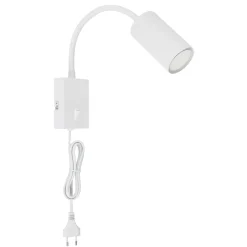 Wandleuchte Robby, exkl. 1x GU10 25WMetall weiss mattBxH: 70x440mm