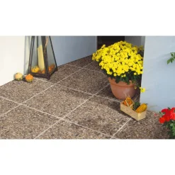 Waschbetonplatte Rheinkies 50/50/4