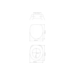 WC-Sitz Polar, Thermoplast, high gloss