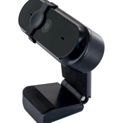 Webcam m. integrierter Abdeckung schwarz