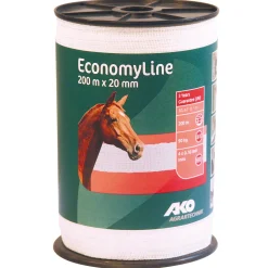 Weidezaunband EconomyLine 200 m 2 cm weiß