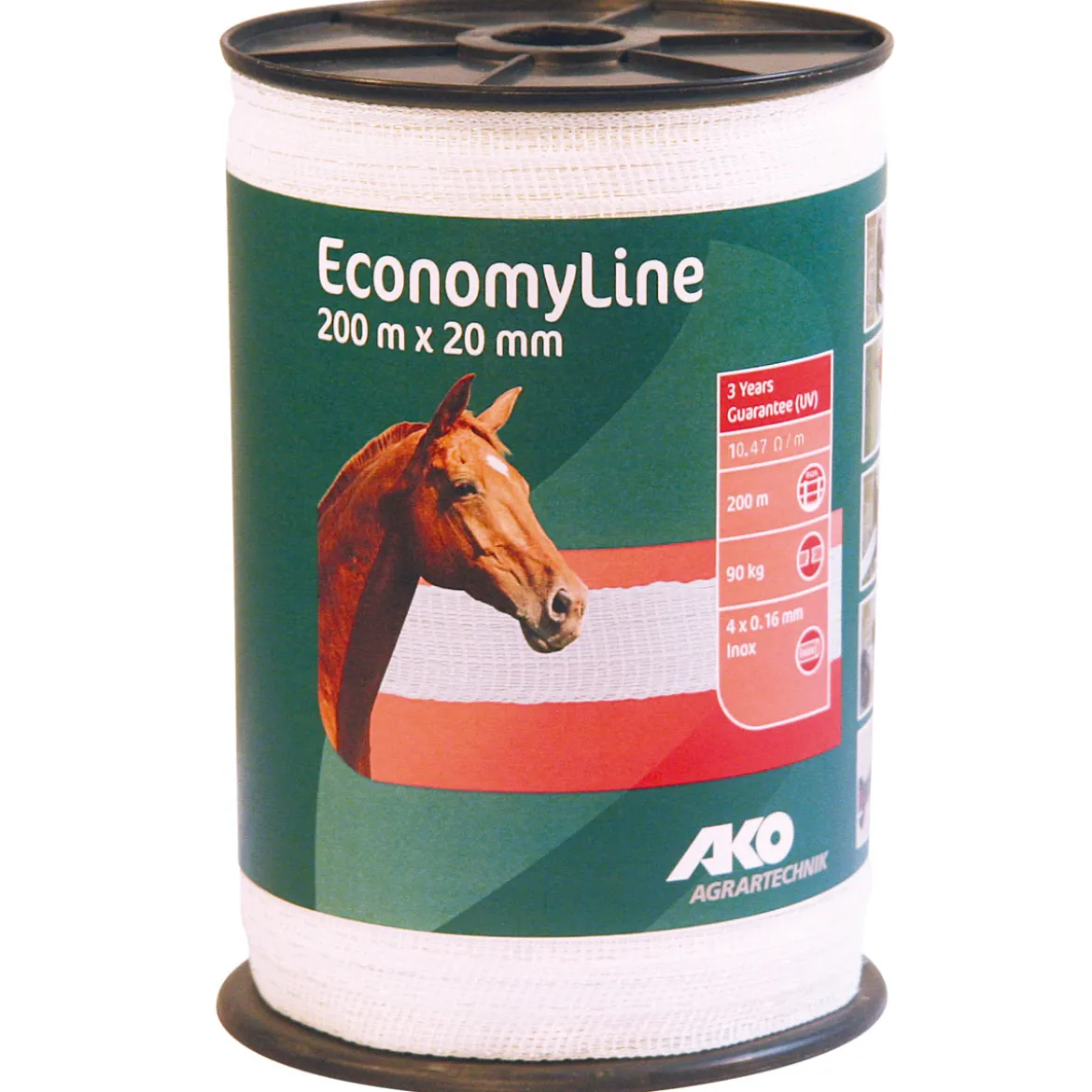 Weidezaunband EconomyLine 200 m 2 cm weiß