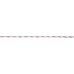 Weidezaunlitze TopLine Plus 400 m weiß-rot 400 Stück