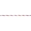 Weidezaunseil TopLine Plus 200 m Durchmesser 6 mm weiß-rot