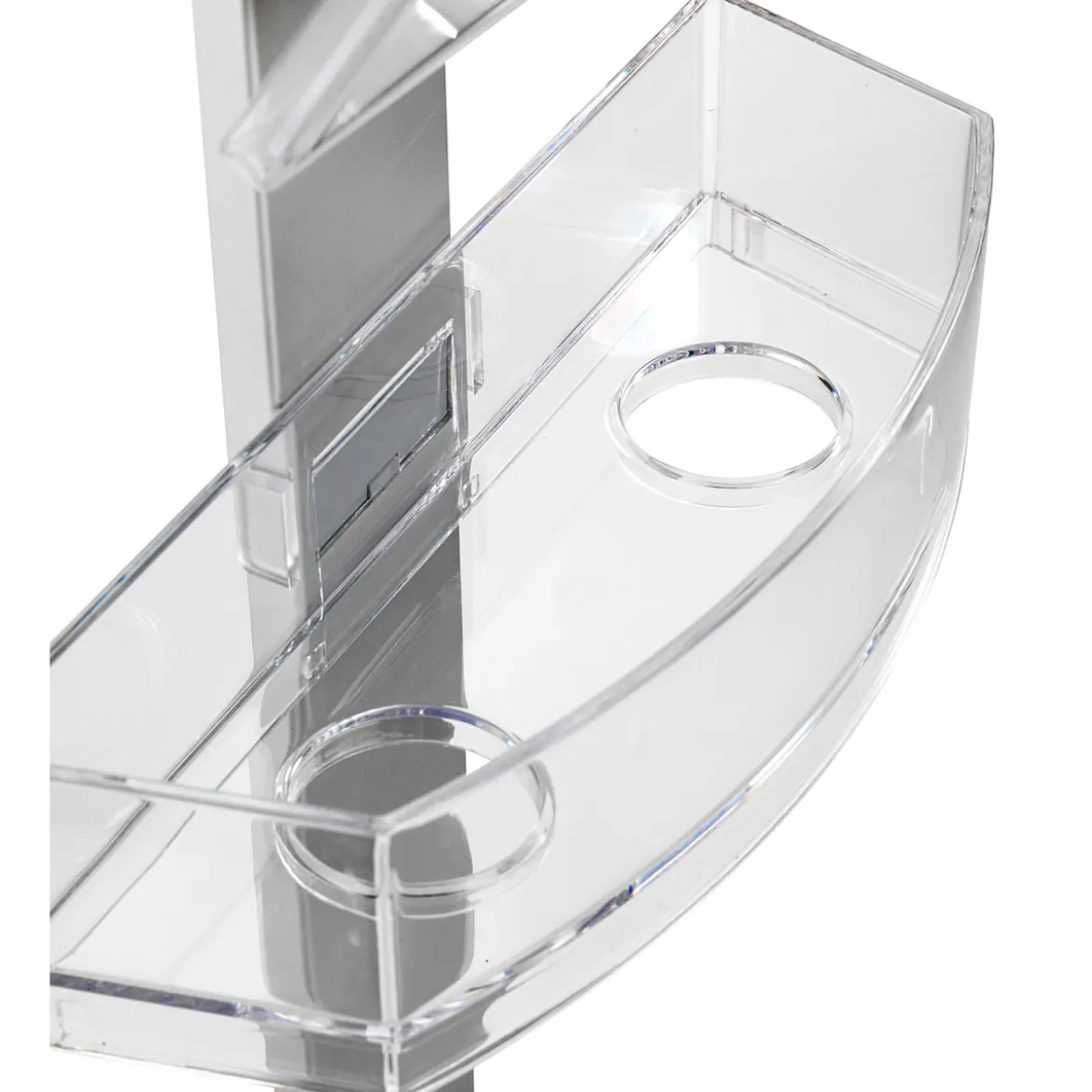 Wenko Duschcaddy Premium mit 2 Ablagen und Edelstahl-Haken