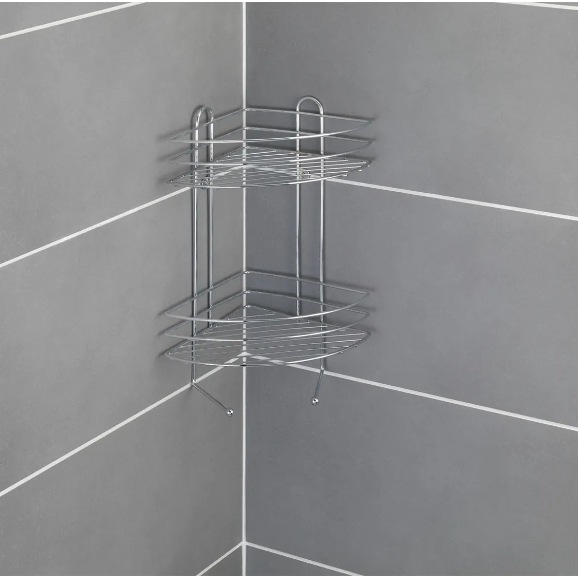Wenko Exclusiv Eckregal 2 Etagen