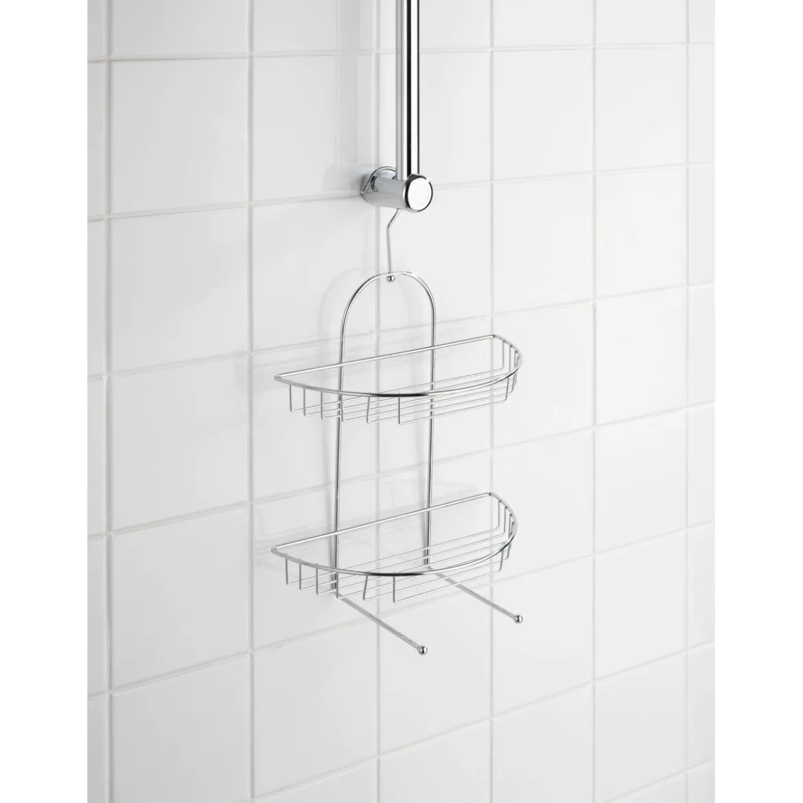 Wenko Exklusiv Duschcaddy Kuopio mit 2 Körben chrom
