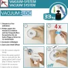 Wenko Haartrocknerhalter Befestigen ohne bohren Vacuum-Loc