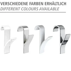 Wenko Haken für Handtuchheizkörper chrom 2er Set