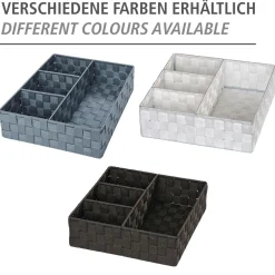 Wenko Organizer Adria schwarz 4 Fächer