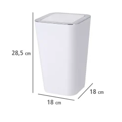 Wenko Schwingdeckeleimer Candy weiß 6 L