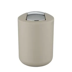 Wenko Schwingdeckeleimer Brasil S taupe 2 L