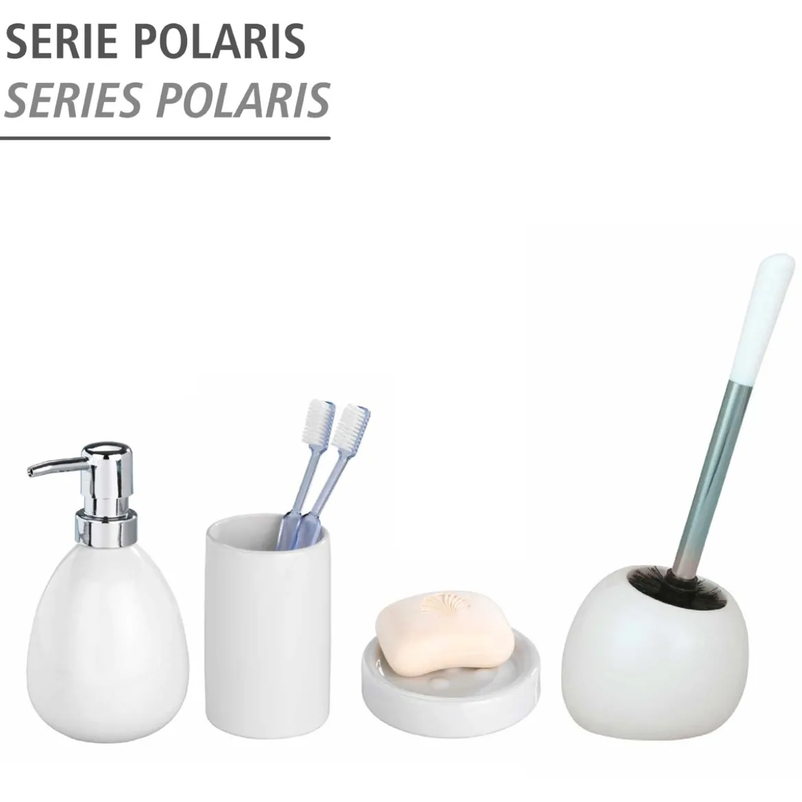 Wenko Seifenablage Polaris weiß