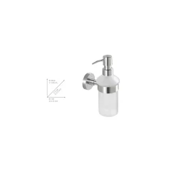 Wenko Seifenspender Bosio matt ca 200 ml