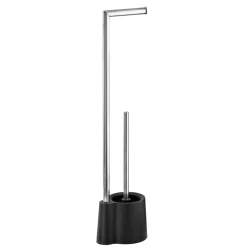 Wenko Stand WC-Garnitur Avola schwarz
