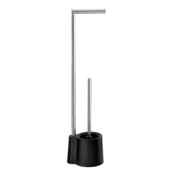 Wenko Stand WC-Garnitur Avola schwarz