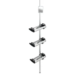 Wenko Teleskop Dusch-Regal Line mit 3 Ablagen
