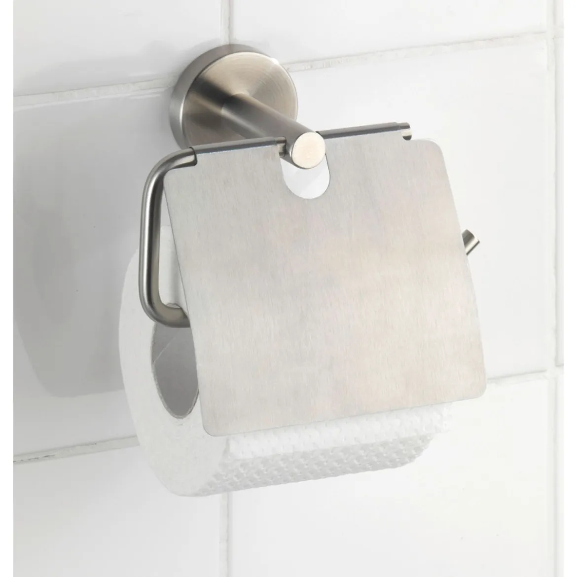 Wenko Toilettenpapierhalter Bosio mit Deckel