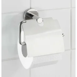 Wenko Toilettenpapierhalter Bosio mit Deckel