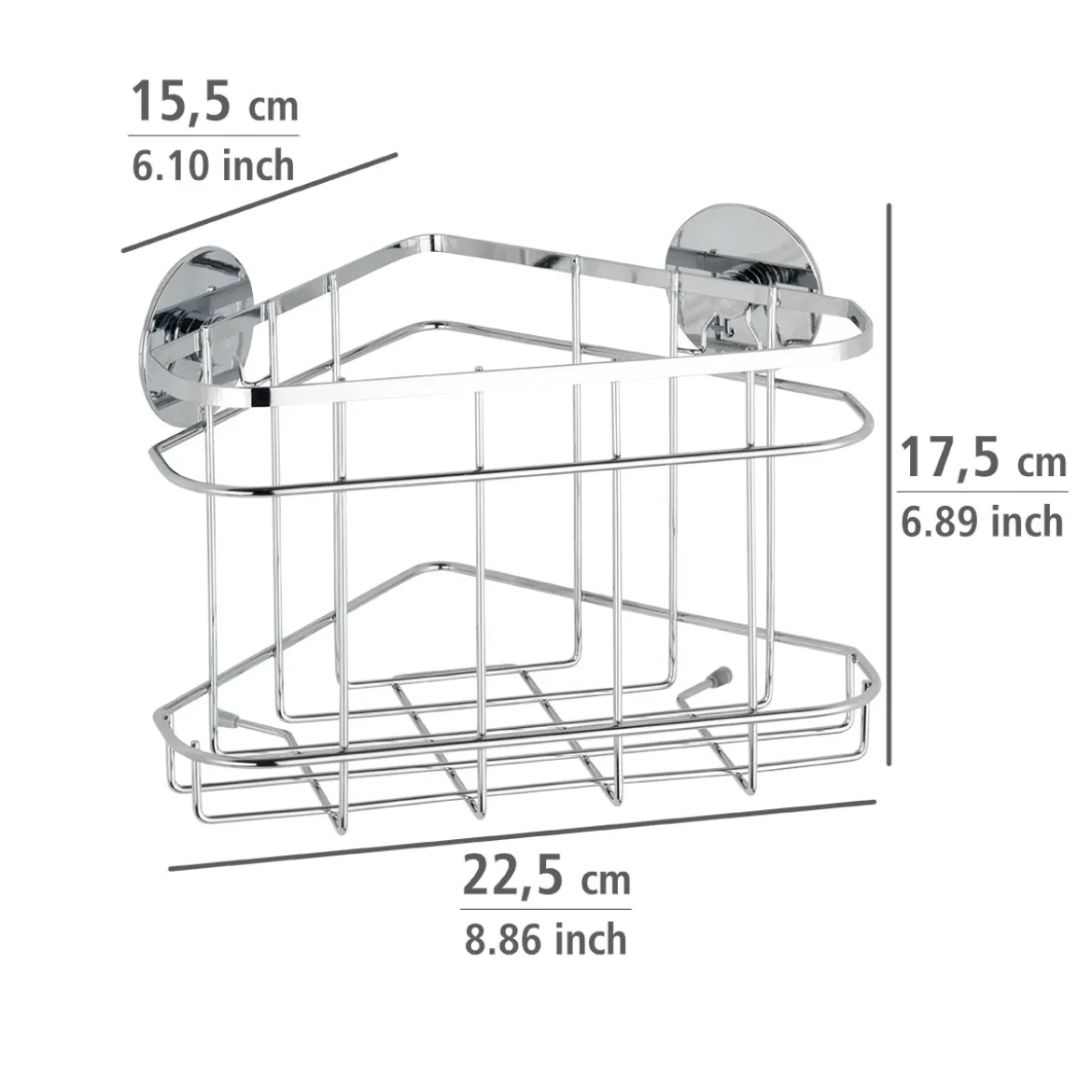 Wenko Turbo-Loc Eckablage