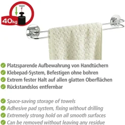 Wenko Turbo-Loc Handtuchstange