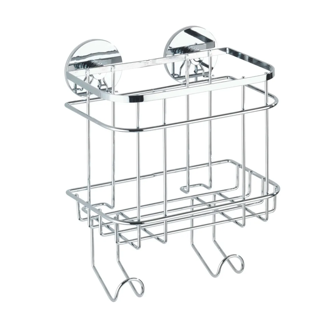 Wenko Turbo-Loc Wandkorb mit Haken