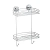 Wenko Vacuum-Loc Wandregal 2 Etagen