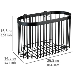 Wenko Wandablage Classic Plus schwarz
