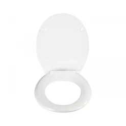 Wenko WC-Sitz Waterdrop Grau antibakteriell mit Absenkautomatik