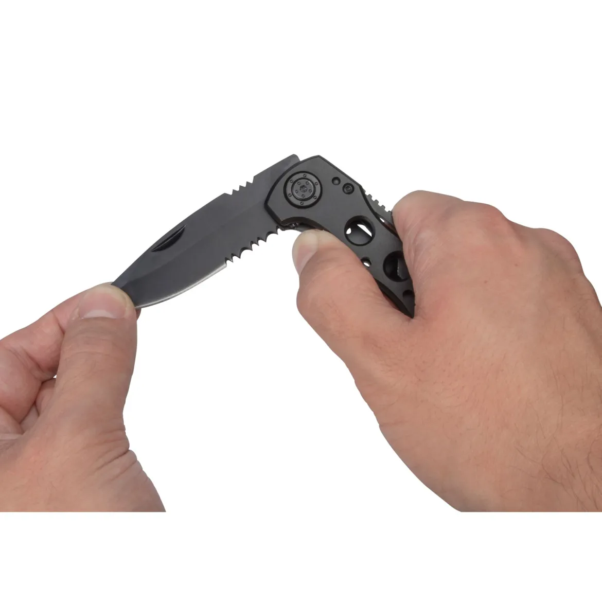 WolfcraftFreizeitmesser mit klappbarer gezahnter Klinge