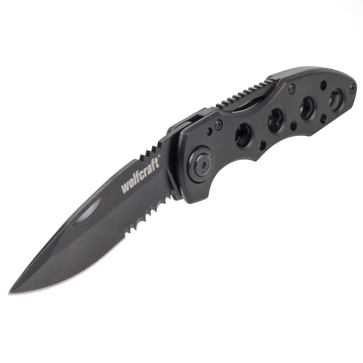 WolfcraftFreizeitmesser mit klappbarer gezahnter Klinge