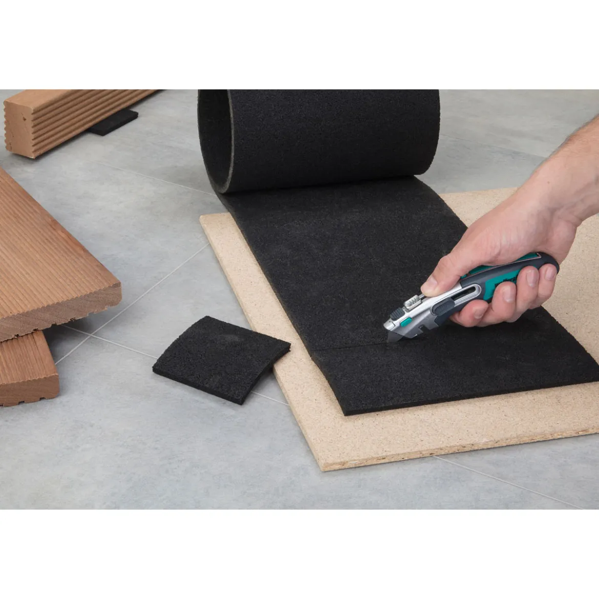 WolfcraftProfi-Dual-Sicherheitsmesser mit Trapezklinge