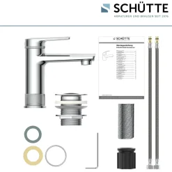 WT-Armatur Liverpool chrom Eco-Klick-Kartusche inkl.Push-Open-Garnitur