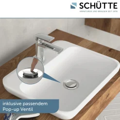 WT-Armatur Liverpool chrom Eco-Klick-Kartusche inkl.Push-Open-Garnitur