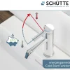 WT-Armatur Los Angeles chrom Eco-Klick-Kartusche inkl.Push-Open-Garnitur