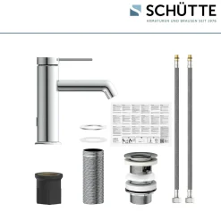 WT-Armatur Los Angeles chrom Eco-Klick-Kartusche inkl.Push-Open-Garnitur