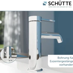 WT-Armatur Los Angeles chrom Eco-Klick-Kartusche inkl.Push-Open-Garnitur
