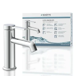 WT-Armatur Los Angeles chrom Eco-Klick-Kartusche inkl.Push-Open-Garnitur