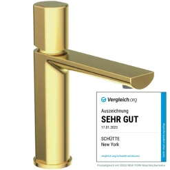 WT-Armatur New York gold Kartusche mitkeram.Dichtungen inkl. Push-Open-Garni.