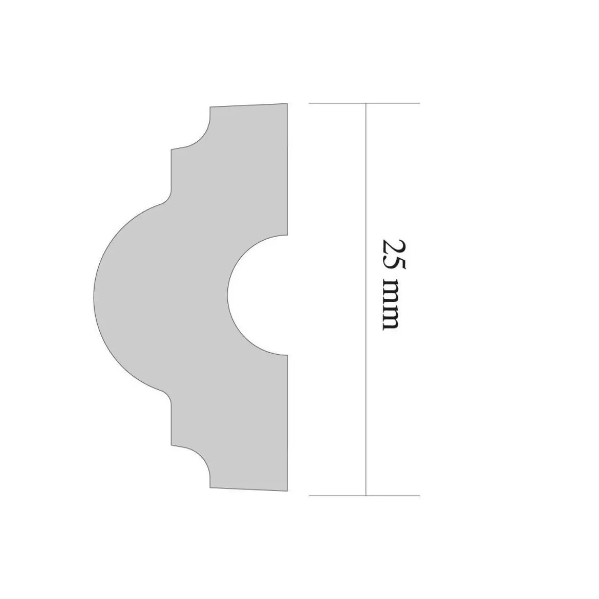 Zierleiste Melissa 1 x 2 m
