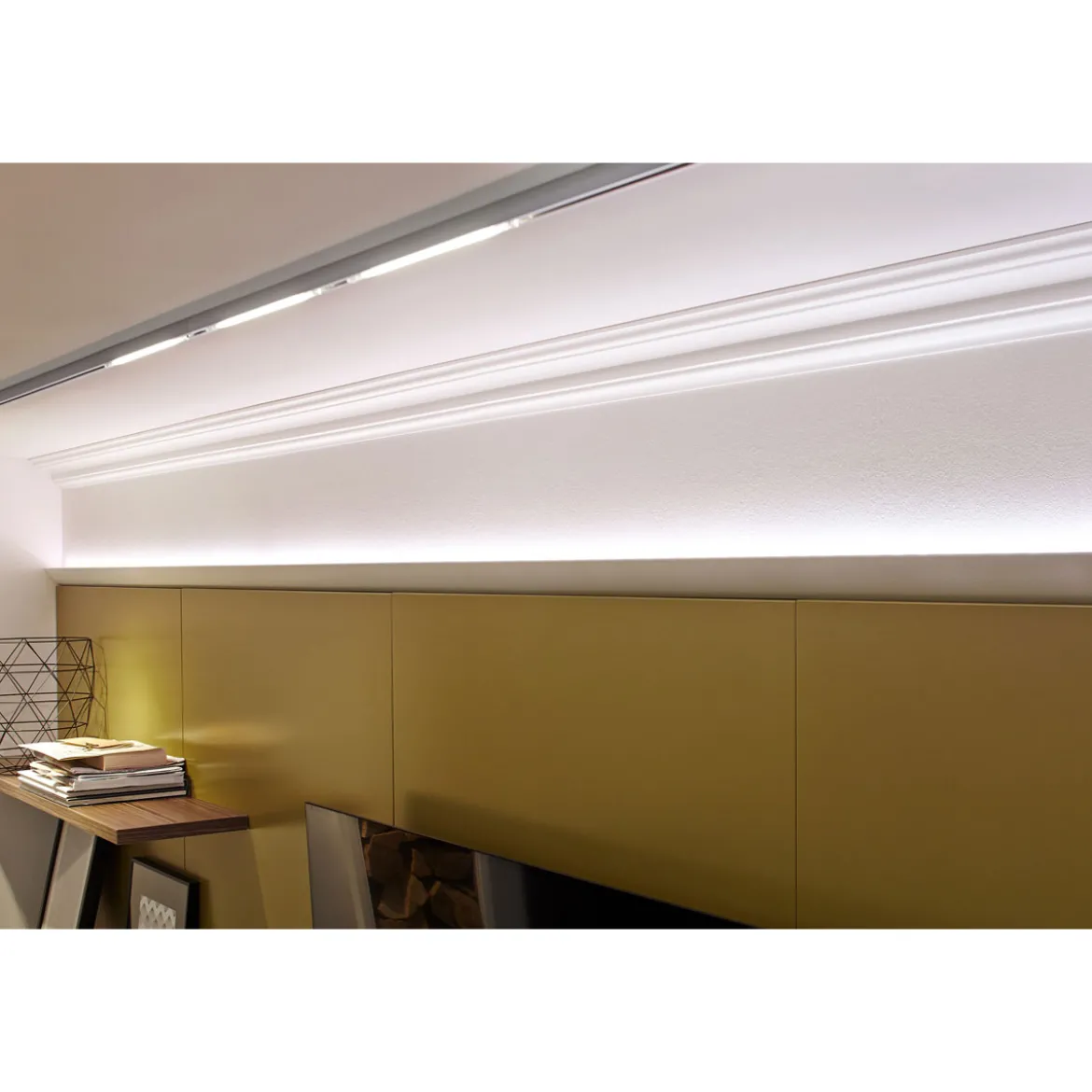 Zierprofil Saskia weiß 1 x 2 m